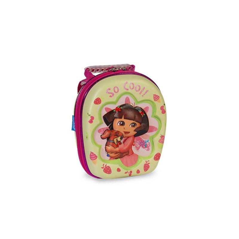 Mochila 3D com Rodinhas e Lancheira Dora Aventureira Pets 2822AM19